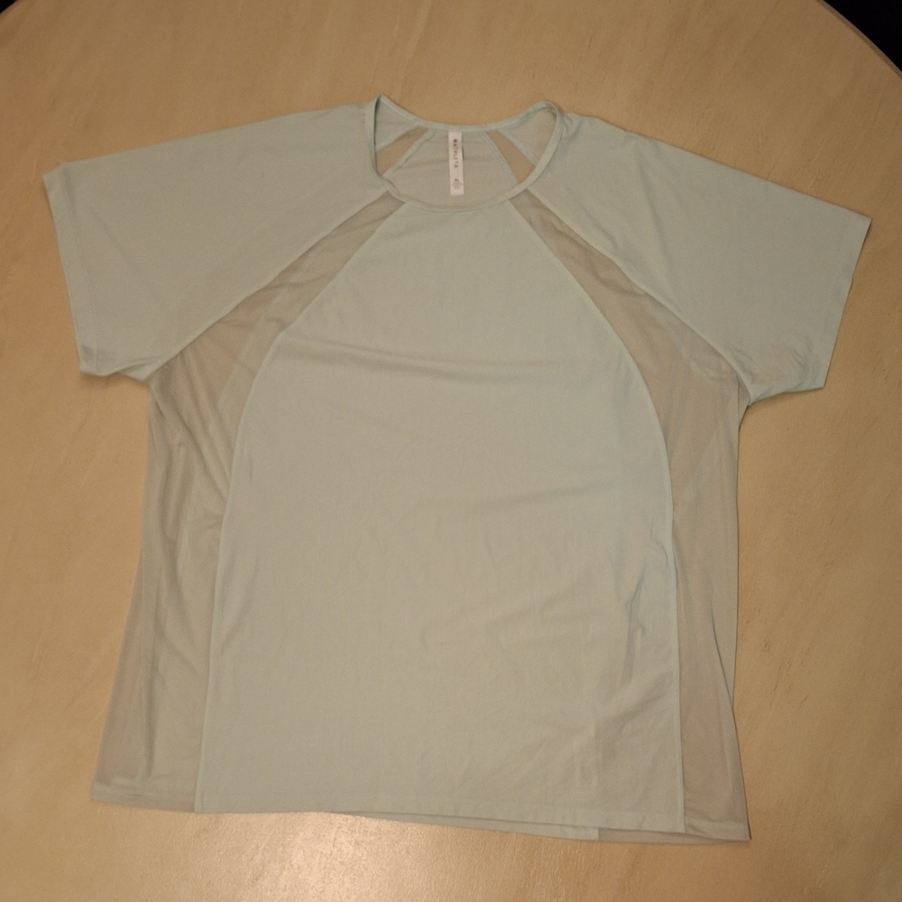 Light Blue Short Sleeve Top